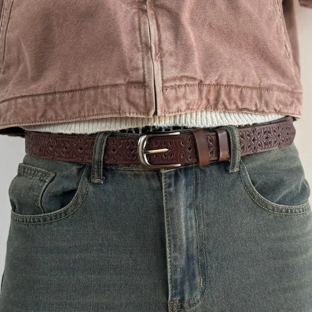 Y2k style brown and silver